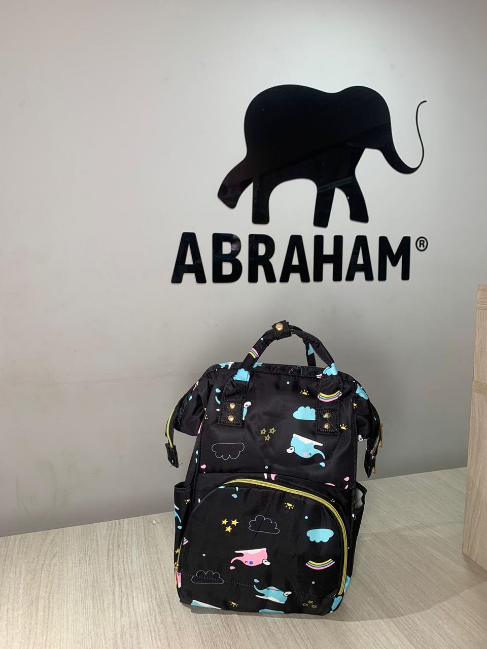 MORRAL PAÑALERA ESTAMPADA IMPERMEABLR