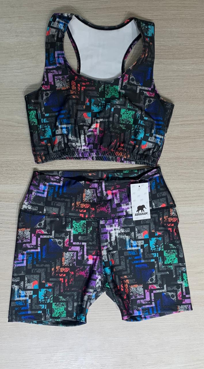Conjunto deportivo dama corto
