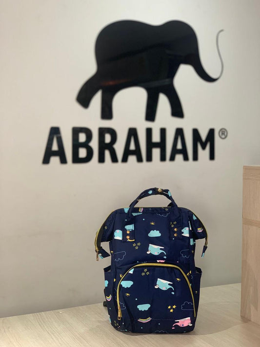 MORRAL PAÑALERA ESTAMPADA IMPERMEABLR