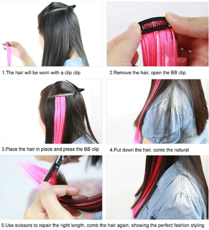 EXTENSIÓN DE CABELLO SINTENTICO